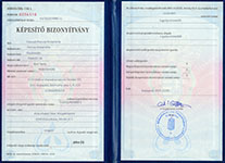 Pancza Annamária Ingatlanközvetítő Oklevél