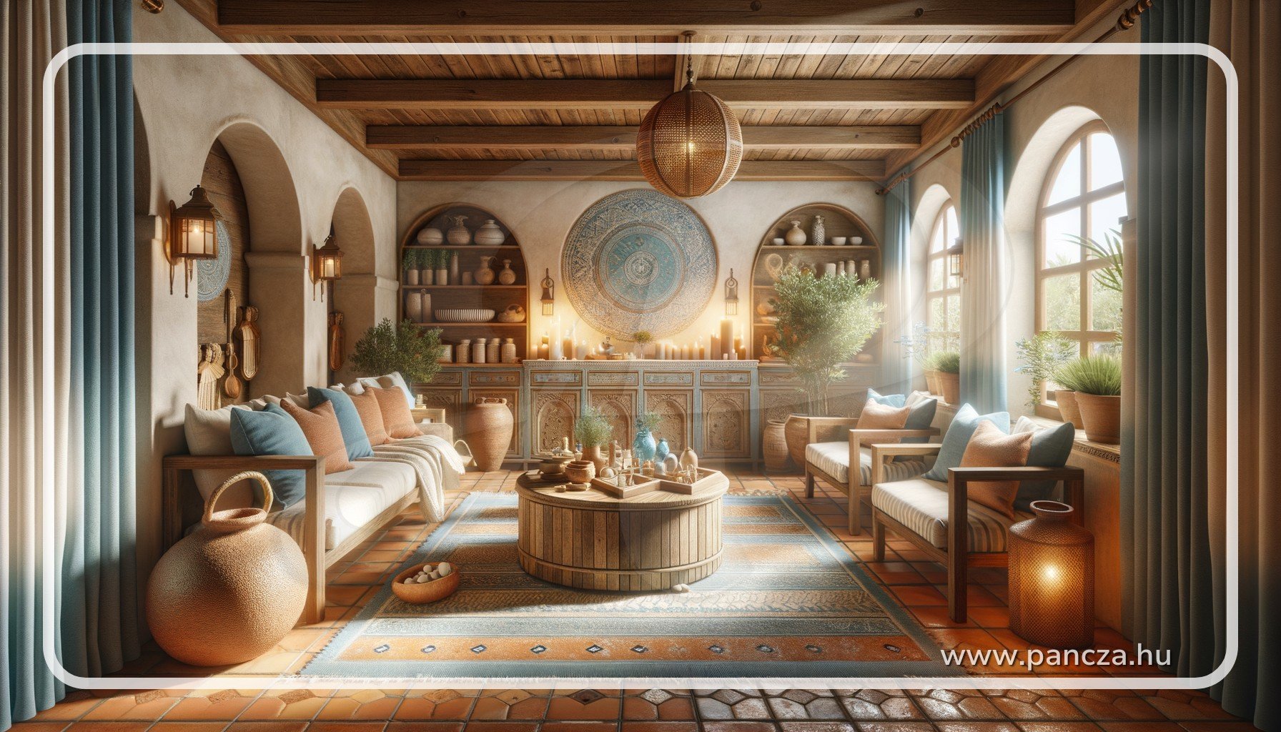 mediterrán wellness szoba