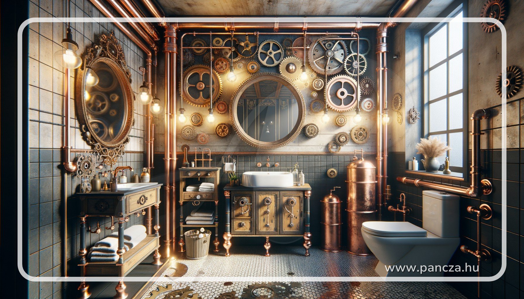 steampunk mosdó