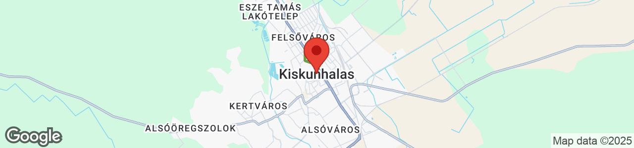 Map of Kiskunhalas