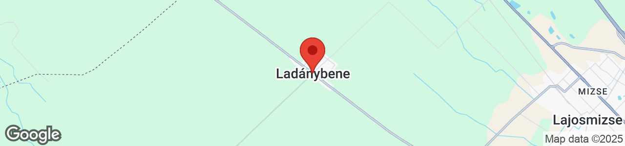 Map of Ladánybene