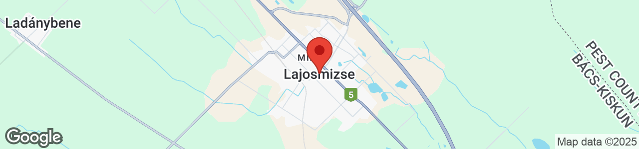 Map of Lajosmizse