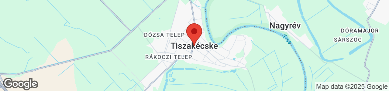 Map of Tiszakécske